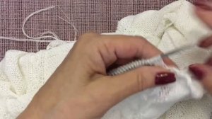 Летняя юбка из хлопка спицами