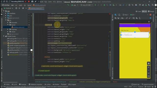 How To Make Design and QR Code App : Figma and Android Studio Tutorial смотреть онлайн