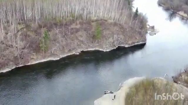 Река Гур высота птичьего полёта приток Амура . смотреть онлайн