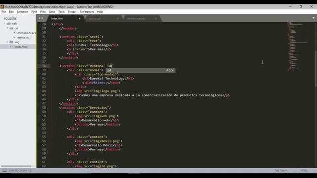 Modal con JavaScript смотреть онлайн