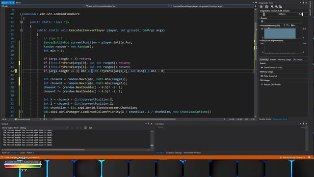 Vintage Story - пишем мод на команды для сервера (Запись кодострима) смотреть онлайн