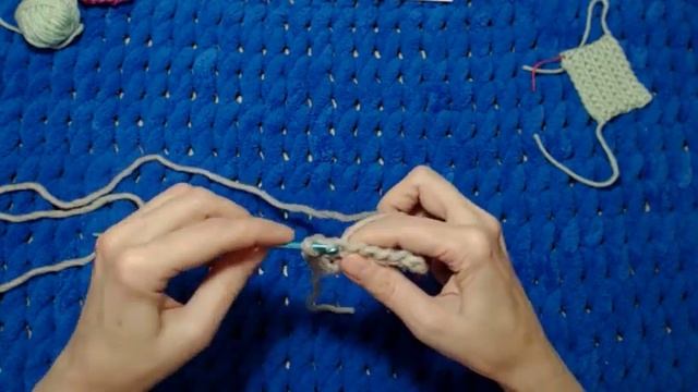 6- Крючок для левши. Полустолбик без накида. смотреть онлайн