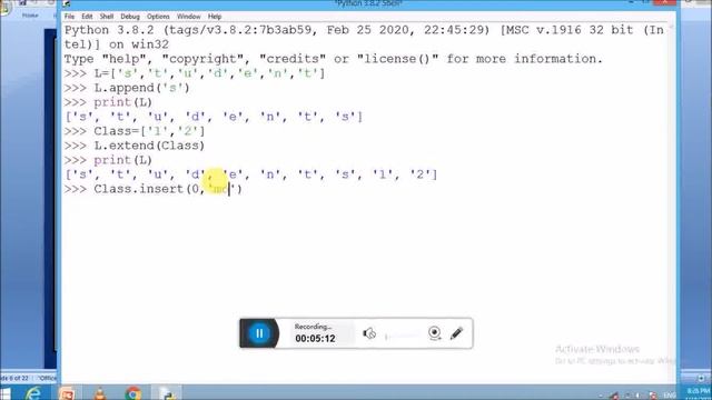 PYTHON LIST || USE OF METHODS || XI & XII IP,CS || BCA || MCA||APPEND,EXTEND, INSERT, REMOVE ..... смотреть онлайн