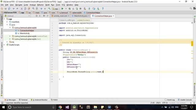 #Android App with #SQL Server using # JDBC Driver Part 1 смотреть онлайн