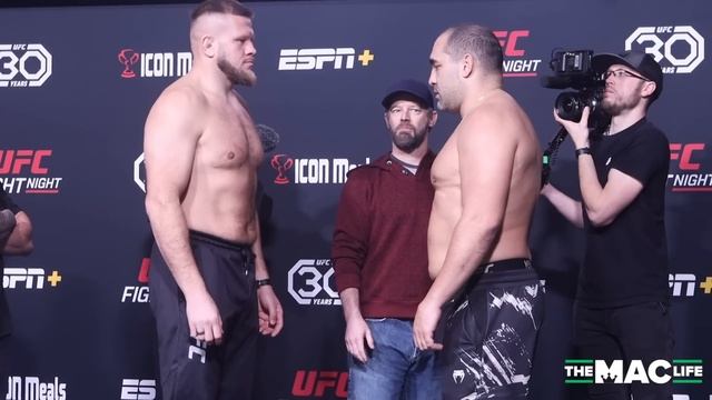 Derrick Lewis vs. Serghei Spivac Final Face Off смотреть онлайн