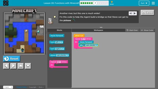 Code.org Express Lesson 20.7 Functions in Minecraft | Answers Explained | Course E Lesson 10.7 смотреть онлайн