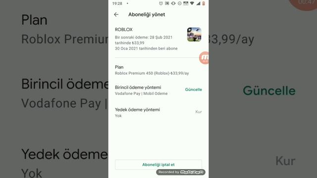 Roblox oyununun Premium aboneliği nasıl iptal edilir. Roblox game Premium accessories смотреть онлайн