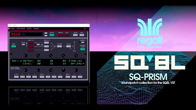 SQ8L VST- SQ-PRISM- Retrowave, vaporwave, chillwave presets смотреть онлайн