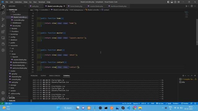 Convert Html to laravel blade template| Layouts template bladding. смотреть онлайн