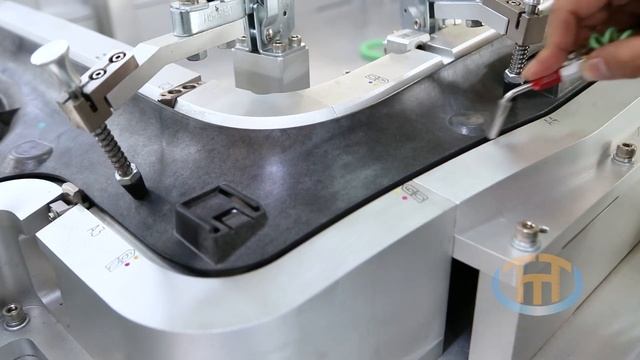 Checking fixture of Skylight plastic parts and detection process смотреть онлайн