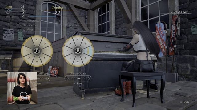 FF7-Rebirth - piano minigame Perfect Score (max note speed) смотреть онлайн