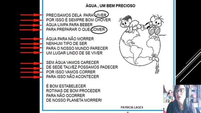 PORT 22 MARÇO 2 ano POEMA SOBRE A ÁGUA E INTERPRETAÇÃO ORAL смотреть онлайн