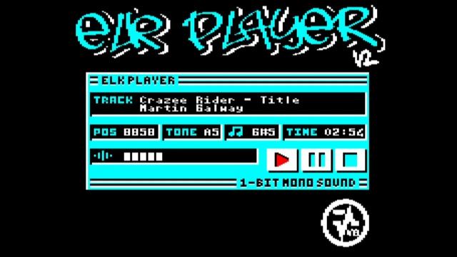 Crazee Rider - Title Music - Acorn Electron - Elk Player v2 смотреть онлайн