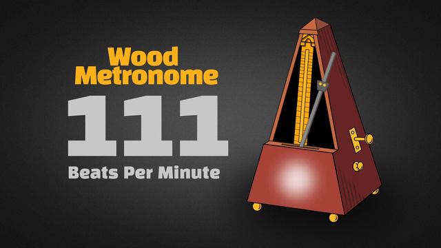 111 BPM Wood Metronome [30 Minuts] смотреть онлайн
