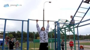 Соревнования по подтягиванию на турнике