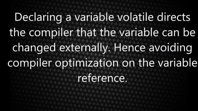 Explain the purpose of the keyword volatile in c++ | C++ Interview Questions смотреть онлайн