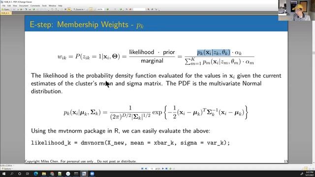 Stats 102B Lesson 8-3 EM Algorithm for Gaussian Mixtures смотреть онлайн