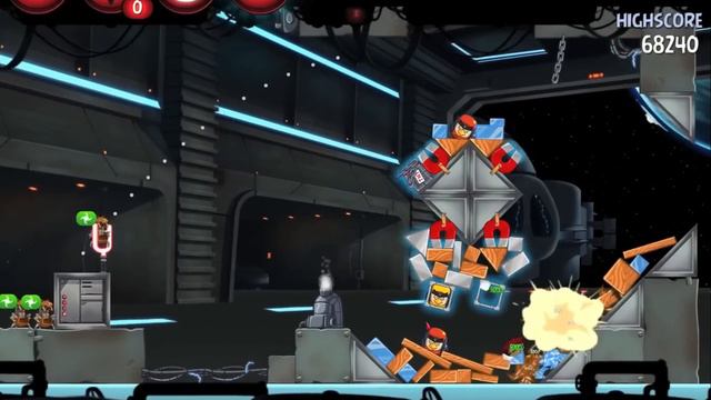 Angry Birds Star Wars 2 Level P1-S2 Galactic Giveaway Coin Walkthrough смотреть онлайн