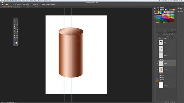 Cylinder in Photoshop смотреть онлайн