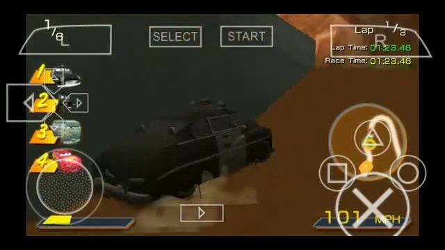Gameplay Cars Grand Prix Cup 3 PPSSPP Use Sheriff смотреть онлайн