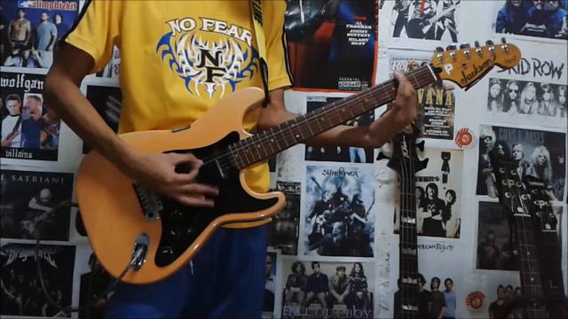 Down With A Sickness - Disturbed(Guitar Cover)with Chords and Tab смотреть онлайн