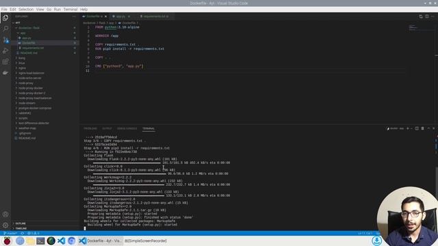 dockerize python flask app + docker-compose | ep 2 смотреть онлайн