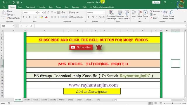 Introduction to MS Excel In Bangla | Beginner’s Guide | Part-1 смотреть онлайн