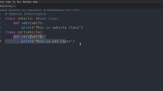 Hybrid Inheritance in Python - Jit Code (Hindi) смотреть онлайн