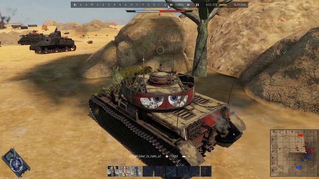 Tanks. War Thunder. ИМБА "Грустные глаза"...Аркадные бои смотреть онлайн