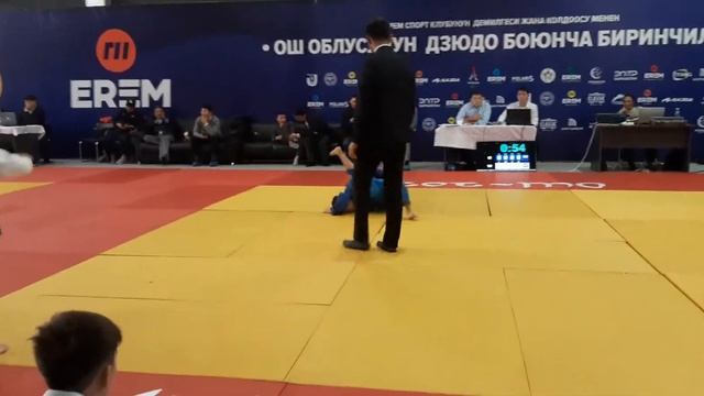 Judo. EREM. Финал первенства города Ош по дзюдо среди 2012г. Октябрь 2021. Табалдиев Умарбек смотреть онлайн