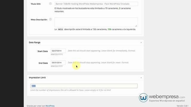 Gestiona tus banners de afiliado y otras publicidades en WordPress смотреть онлайн
