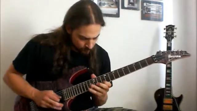 "Tornado of Souls" - Megadeth (guitar solo cover) by Alberto Bisello смотреть онлайн