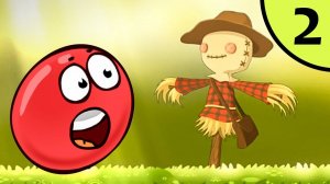 Несносный КРАСНЫЙ ШАР спасает деревню #2. Мультик ИГРА Red Ball Evolved на Игрули TV
