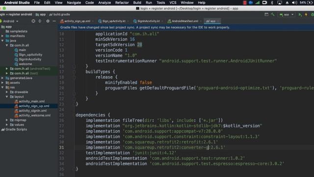 67 تسجيل حساب جديد (1) في الآندرويد بلغة الكوتلن смотреть онлайн