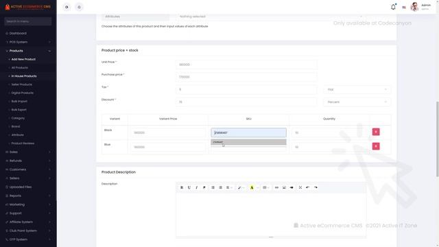 How To Upload Products From Admin | Active ECommerce CMS | Best Rated ECommerce PHP Script