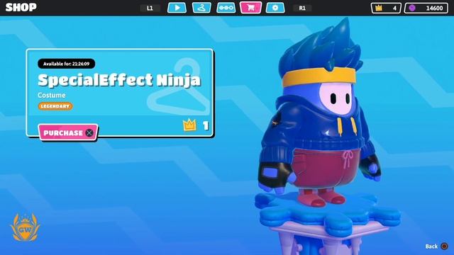 FALL GUYS NINJA SKIN! HOW TO GET NINJA SKIN IN FALL GUYS! NINJA SPECIAL EFFECT COSTUME! смотреть онлайн