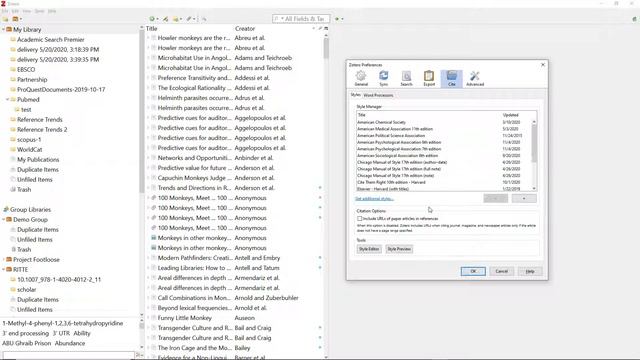 Change Citation Styles in Zotero смотреть онлайн