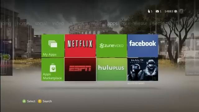 Xbox 360 Metro Dashboard Video Tour! смотреть онлайн