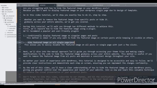 #11 | How to Hide Featured Image on Post | WordPress Tutorial смотреть онлайн