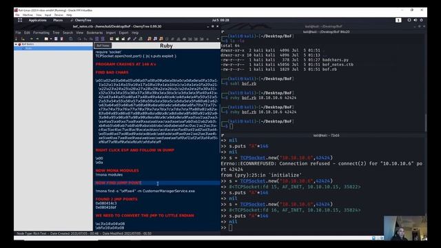Try Hack Me: Gatekeeper BoF Using Ruby смотреть онлайн