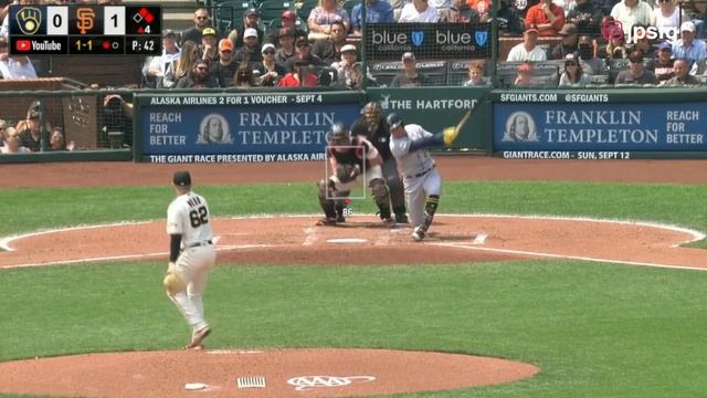 Logan Webb strikeout reel vs. Brewers (10 K's) 9.2.21 смотреть онлайн