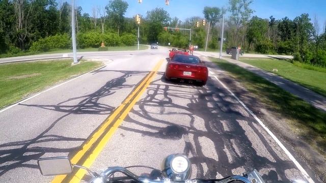 Riding my 03 Honda Sabre VTX1100 on the morning of June17, 2017 смотреть онлайн
