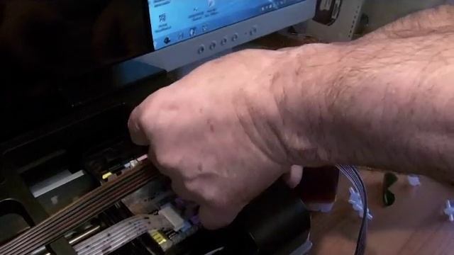CISS INSTALLATION ON THE EPSON P50 смотреть онлайн
