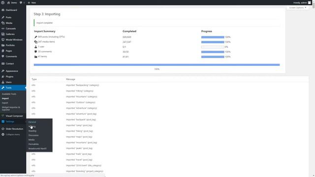 WordPress Theme - Default Demo XML Import смотреть онлайн