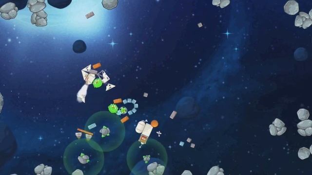 Angry Birds Space S-23 Beak Impact Bonus Level Walkthrough смотреть онлайн