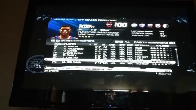 NCAA 10 basketball recruiting tips part 1 смотреть онлайн