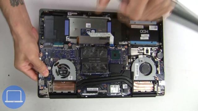 Dell Inspiron 15-7591 (P83F001) CPU Cooling Fan How-To Video Tutorial смотреть онлайн