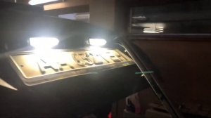 Замена подсветки номера на LED - Lexus RX 350