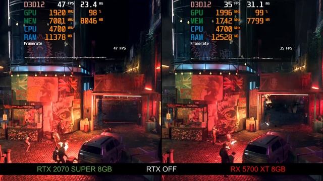 Watch Dogs Legion — RTX 2070 Super, RX 5700 XT 1440p comparison смотреть онлайн