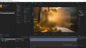 Создаем эффект матового стекла в After Effects